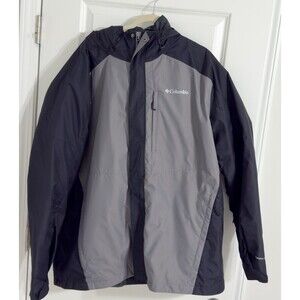 Columbia Men’s 2X Interchange Omni-Tech Winter Jacket W/ Removable Puffer Jacket